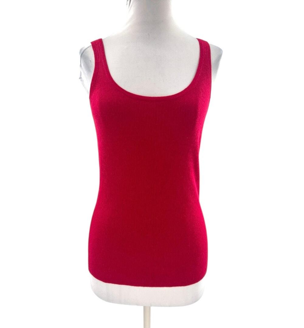Michael Kors collection cashmere ribbed tank sz M